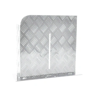 Base Mount 2mm Thickness Aluminium Diesel Heater Fuel Tank Cover Left for 10L 15L Fuel Tank Silver