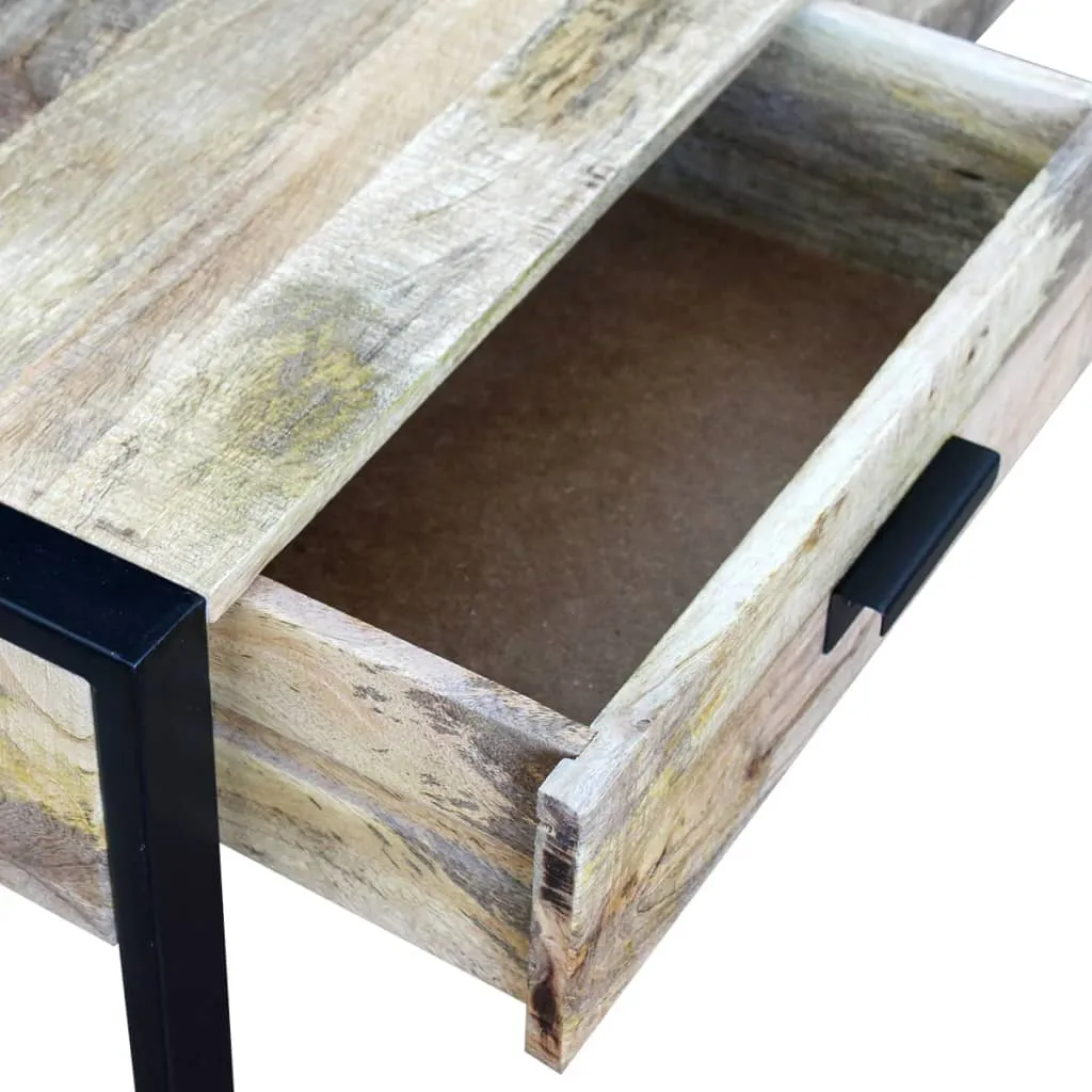 Coffee Table with 2 Drawers Solid Mango Wood 100x60x40 cm Price