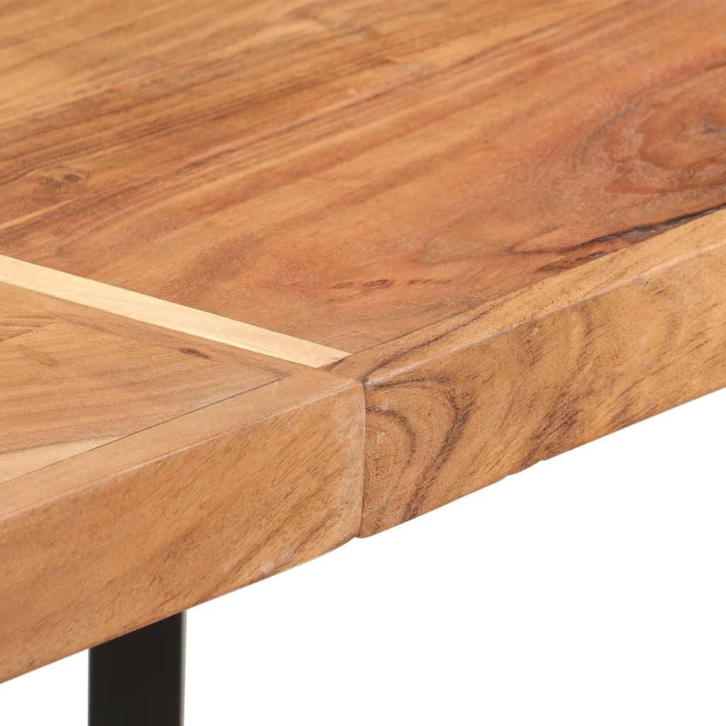 Bar Table 150x70x107 cm Solid Wood Acacia and Iron Price