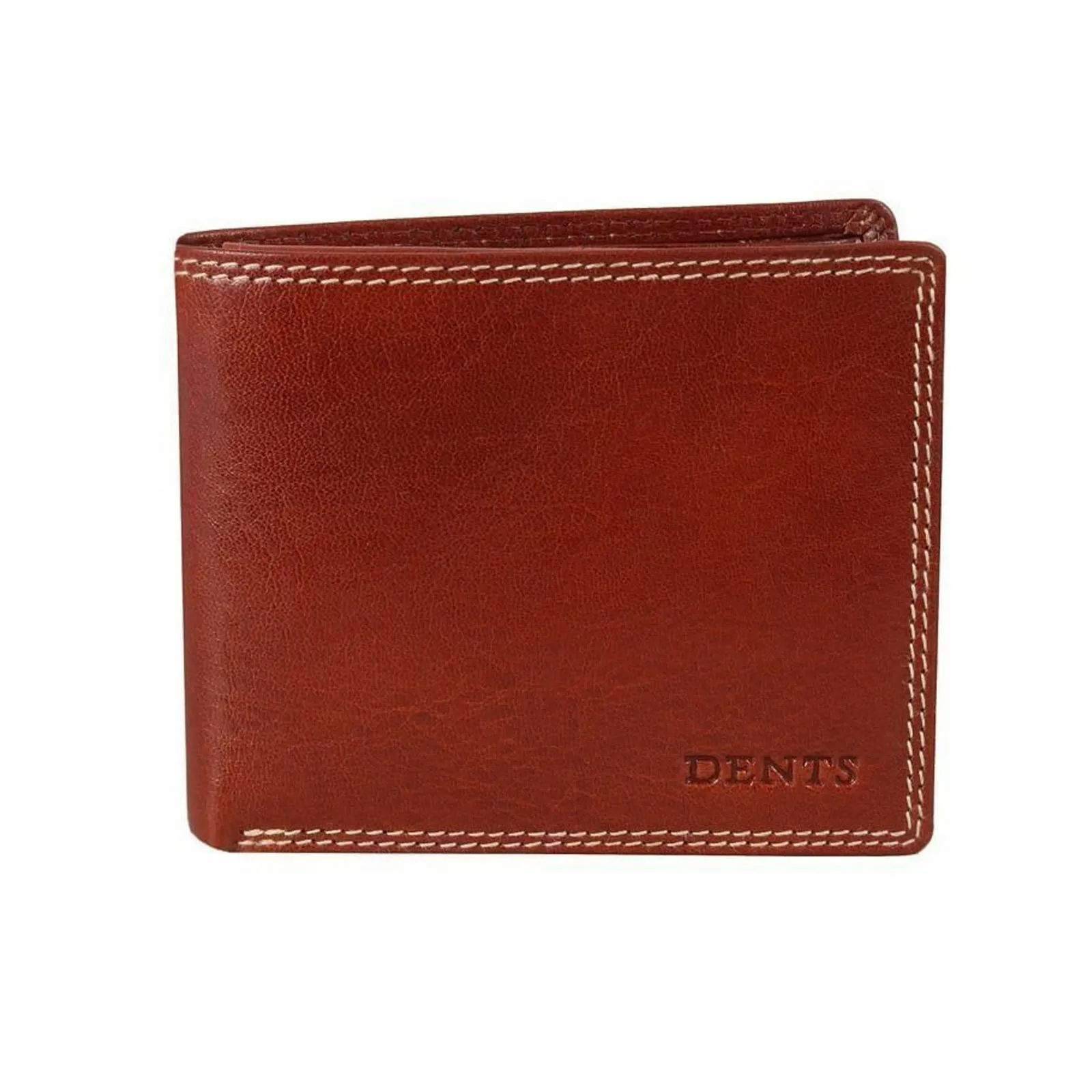DENTS WALLET Genuine Italian LEATHER Mens Credit Card Holder Bifold GIFT BOX - Price