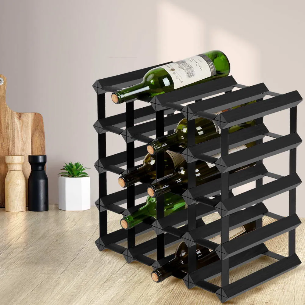 Wine Rack 20 Bottle Black Price