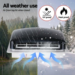 Caravan Air Vent Roof Hatch 12V Shower Fan Reversible Airlfow Rainy Use Camper