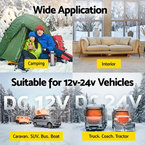 Diesel Air Heater All-in-one 12/24V 5KW LCD Remote Control for Car RV Indoors machinery