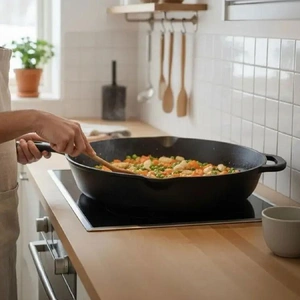 Non Stick Frying Pan Cast Iron Steak Skillet