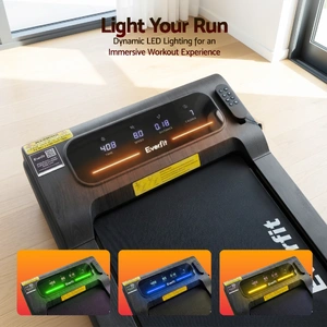 Walking Pad Treadmill 2 in 1 Foldable Under Desk for Home Gym With 38cm Belt With APP