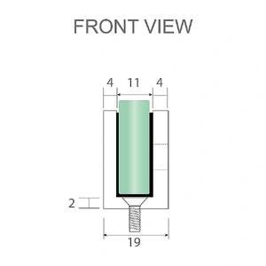 120x120cm Double Door Corner Shower Screen ‚Äì Chrome U-Brackets, Brass Hinges & Round Knob Handle