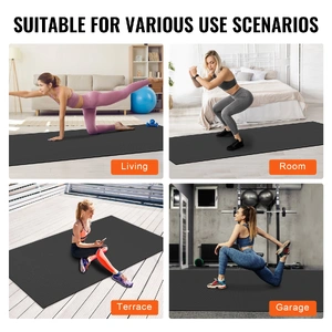 Exercise Mat, Non Slip High Density Premium Yoga Mat, Exercise Yoga Mat for Men Women, Fitness & Exercise Mat with Bag & Carry Strap, for All Types of