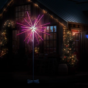 Large 2.7m Outdoor Christmas Light Starburst Display Decoration