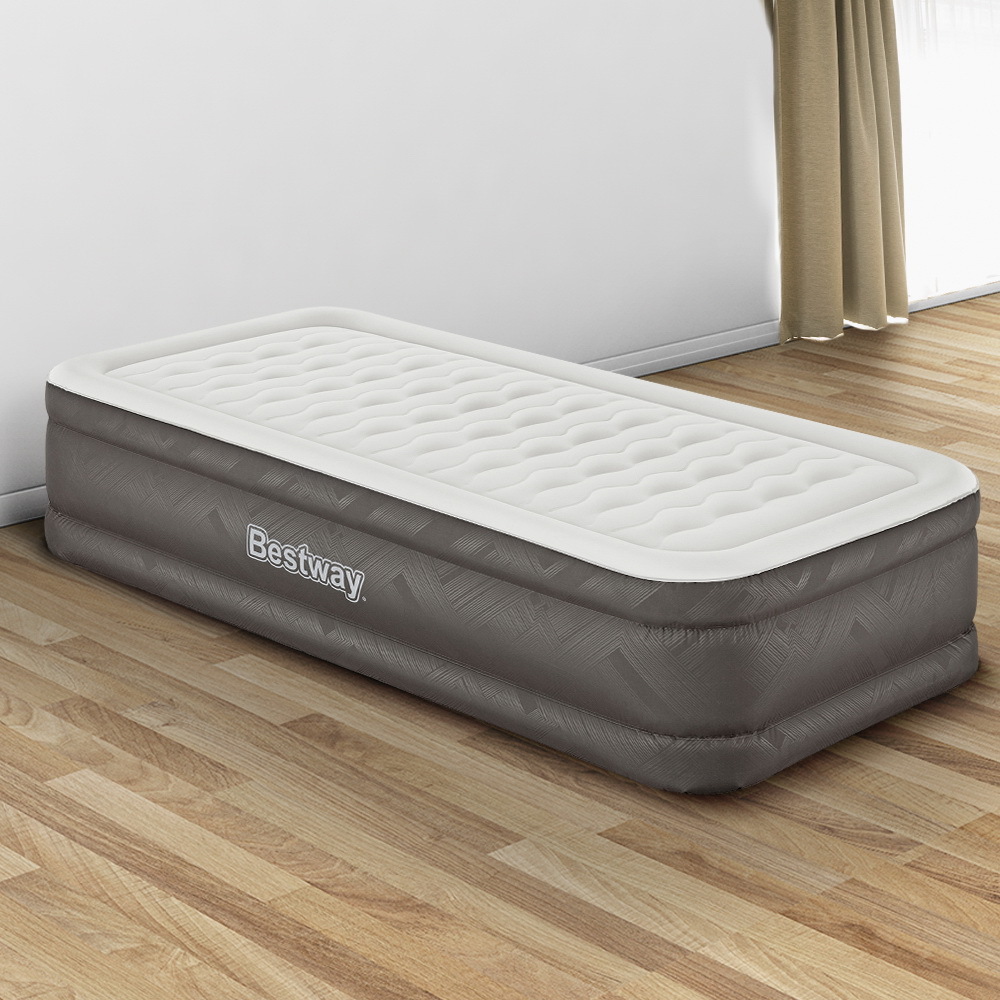 Air Mattress Single Inflatable Bed 46cm Airbed Grey Price