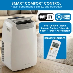 3.5kW Portable Air Conditioner with Wifi & Remote AIRPRO14HP