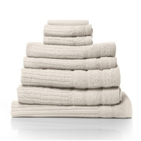 Royal Comfort Eden Egyptian Cotton 600GSM 8 Piece Luxury Bath Towels Set