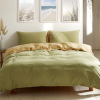 Cosy Club Washed Cotton Quilt Set
