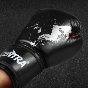 Boxing Gloves PU Leather MMA Training Mitts Fight Punch Bag Sparring 8OZ