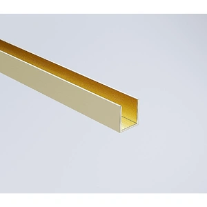 110x80cm Corner Frameless Shower Screen ‚Äì Gold Wall Channel and Floor Channel with Brass Hinges & Square Knob Handle