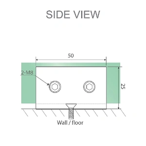 120x120cm Double Door Corner Shower Screen ‚Äì Chrome U-Brackets, Brass Hinges & Round Knob Handle