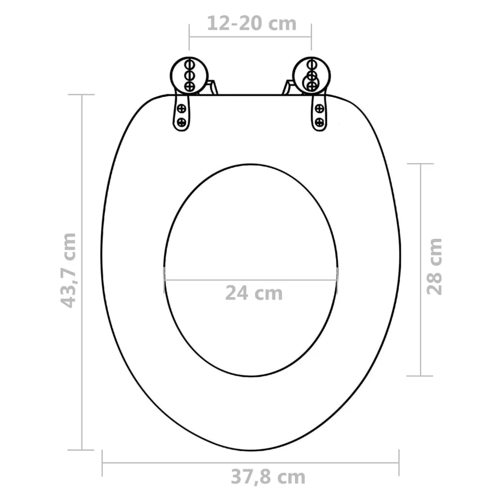 Toilet Seat with MDF Lid Porcelain Design Price