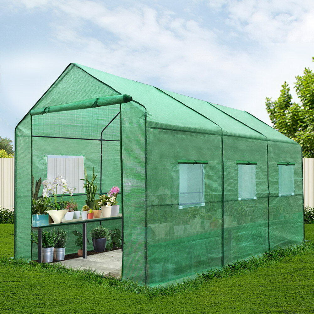 Greenhouse 3.5x2x2M Walk in Green House Tunnel Plant Garden Shed Price