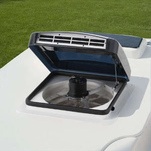 Caravan Air Vent Roof Hatch 12V Shower Fan Reversible Airlfow Rainy Use Camper