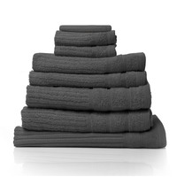 Royal Comfort Eden Egyptian Cotton 600GSM 8 Piece Luxury Bath Towels Set