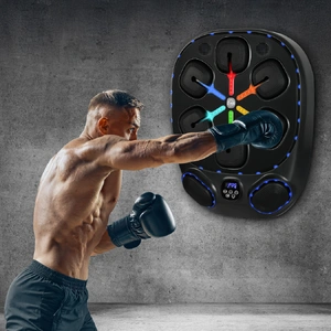 Smart Music Boxing Machine Wall Mounted Black