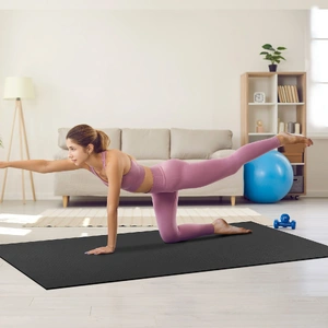 Exercise Mat, Non Slip High Density Premium Yoga Mat, Exercise Yoga Mat for Men & Women, Fitness & Exercise Mat with Bag & Carry Strap, for All Types 