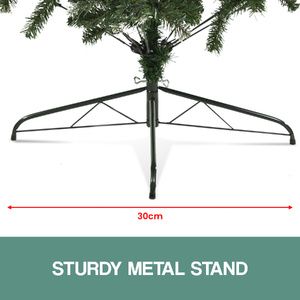 1.2m Pre Lit LED Christmas Tree with Pine Cones