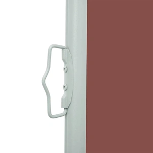 Patio Retractable Side Awning 614x160 cm Brown