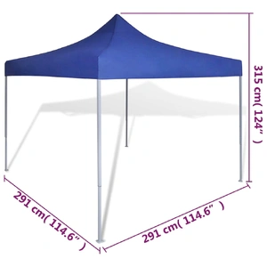 Blue Foldable Tent 3 x 3 m