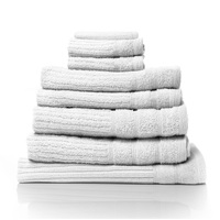 Royal Comfort Eden Egyptian Cotton 600GSM 8 Piece Luxury Bath Towels Set