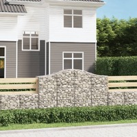 Arched Gabion Basket Galvanised Iron Gabion Garden Beds Range 2