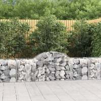Arched Gabion Basket Galvanised Iron Gabion Garden Beds