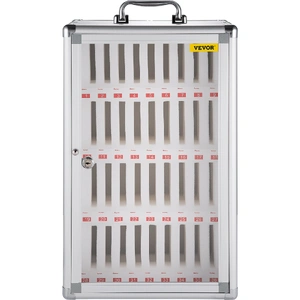 Cell Phones Storage Cabinet Clear Pocket Chart Storage Locker Box 36 Slots