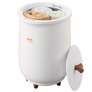 Towel Warmer Bucket, 20L Large Towel Warmer for Bathroom, Auto Shut Off Towel Heater with 4-Level Timer Fits up to Two 40"x70" Oversized Towels, Bathr