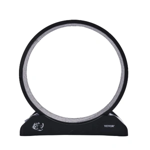 Cat Exercise Wheel, 31.5 in, Large Cat Running Wheel with Secure Brake & Carpeted Runway, Quiet Operation Cat Treadmill, Indoor Cats Exerciser Wheel f