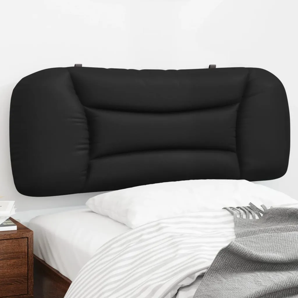 Headboard Cushion Black 107 cm King Single Faux Leather Headboard Cushion Black 107 cm King Single Faux Leather