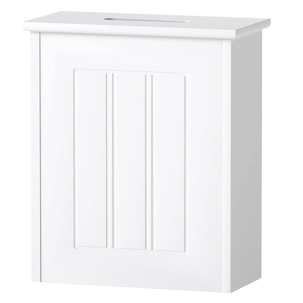 Bathroom Storage Box Lid Slim Toilet Paper Storage Organiser Container