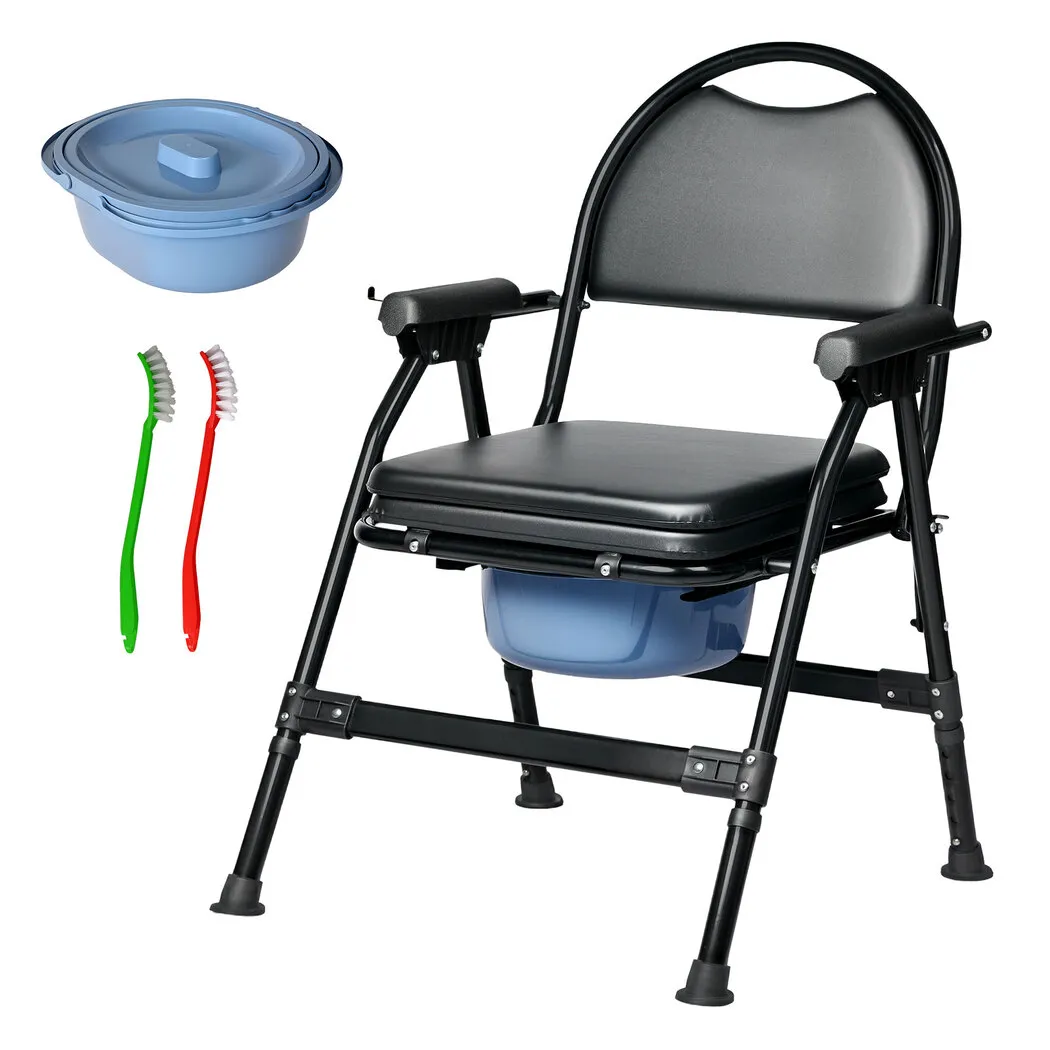 Shower Tiolet Commode Chair Bedside Seat Elderly Pregnant Disability Aid