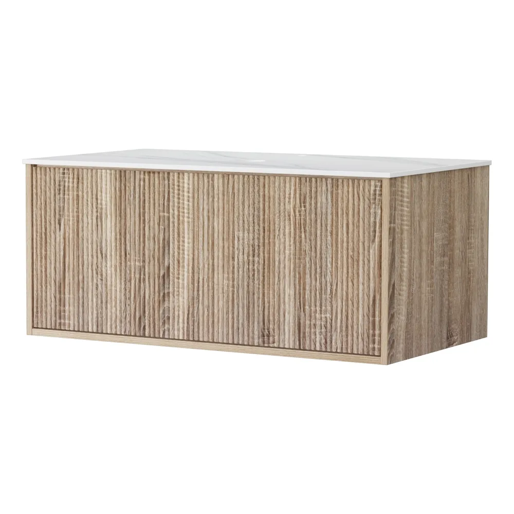 Vanity Unit 915mm with Basin Oak
