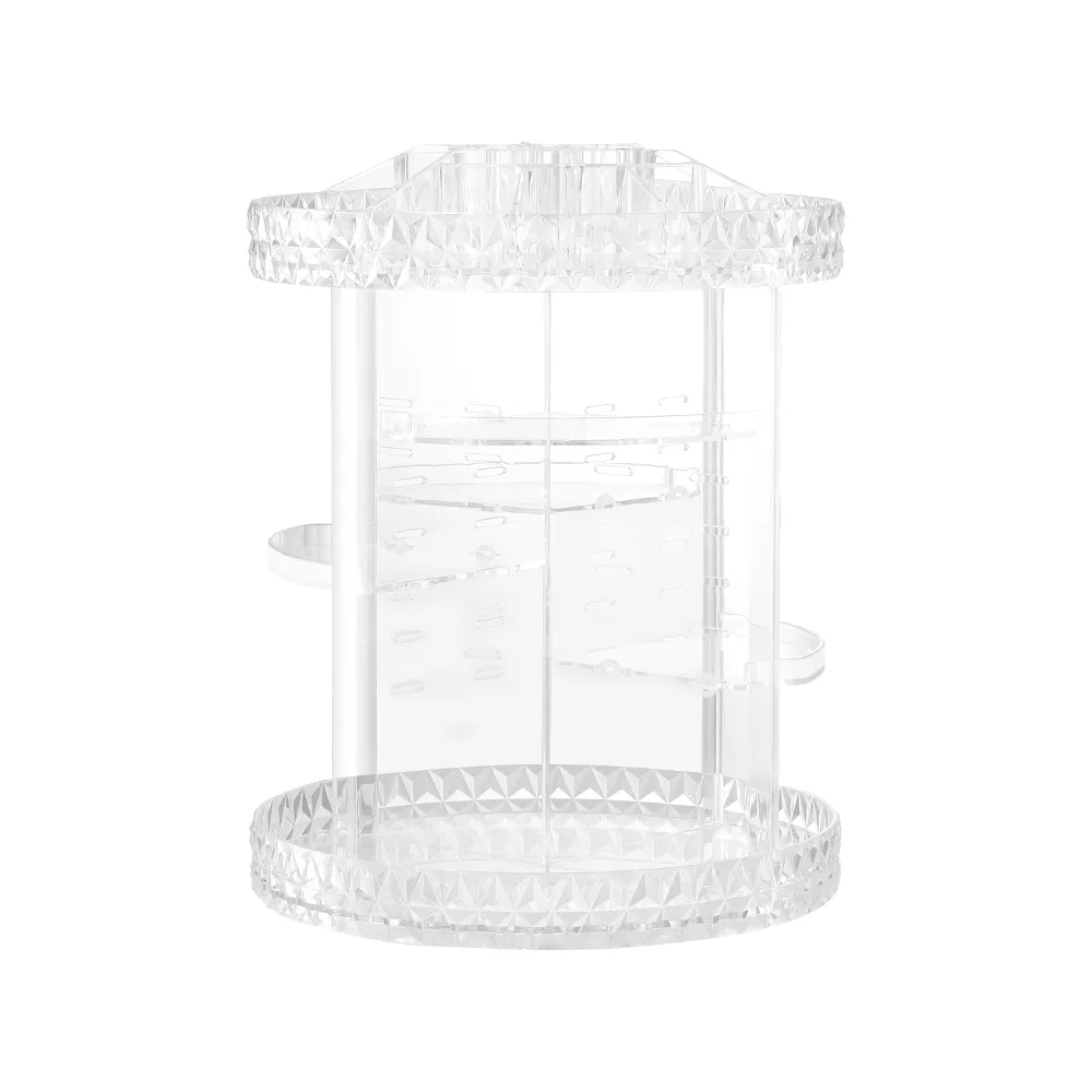Makeup Organizer Acrylic Rotating Cosmetic Organizer Storage Display Holder