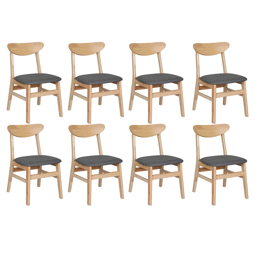 8xDining Chairs Kitchen Chair Nature