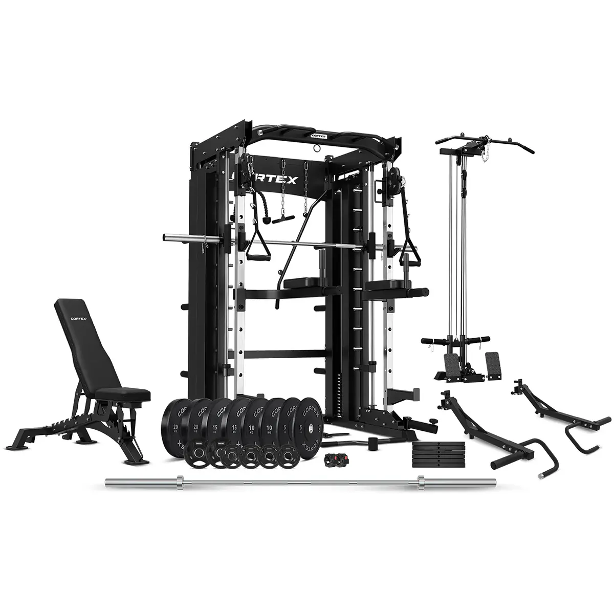 CORTEX SM26 Ultimate Set with Olympic Bumper Weights