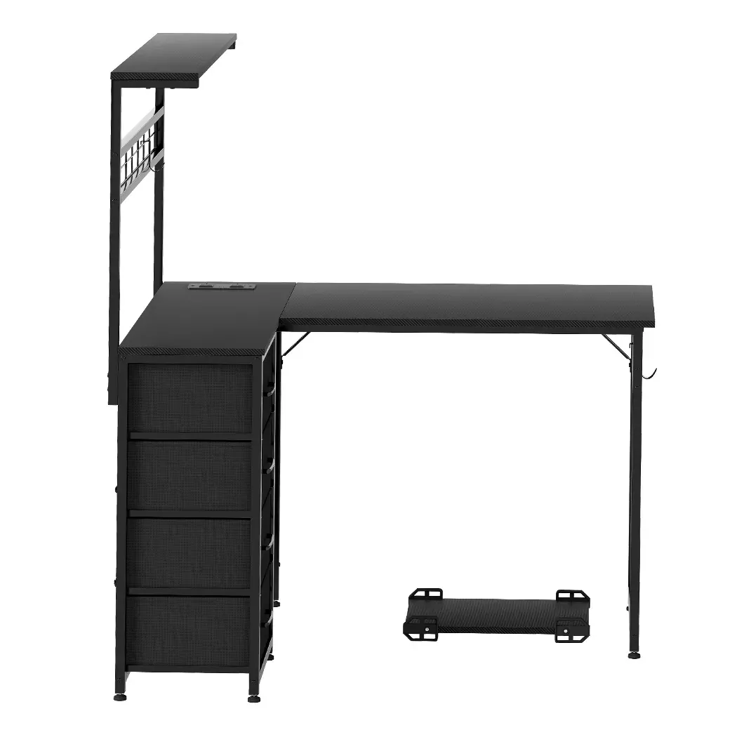 Computer Desk Convertible L-shaped Study Table