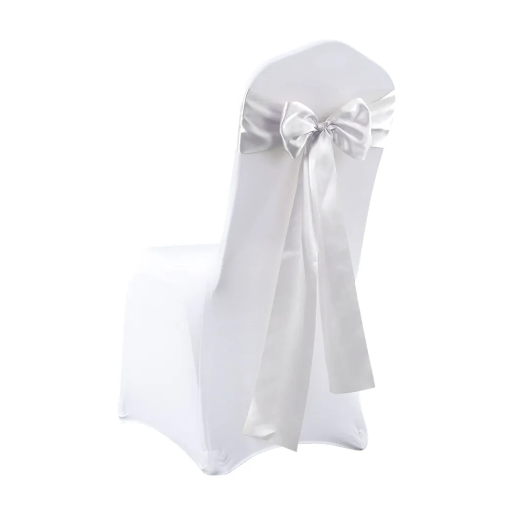 50x Satin Chair Sashes Cloth Cover Wedding