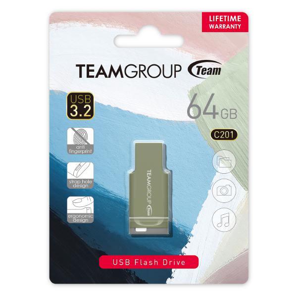 TEAM C201 USB3.2 Morandi Color Flash Drive TEAM C201 USB3.2 Morandi Color Flash Drive