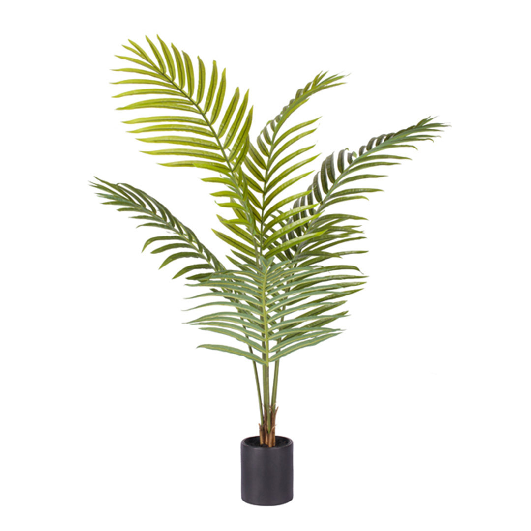 Green Artificial Indoor Rogue Areca Palm Tree Fake Tropical Plant Home