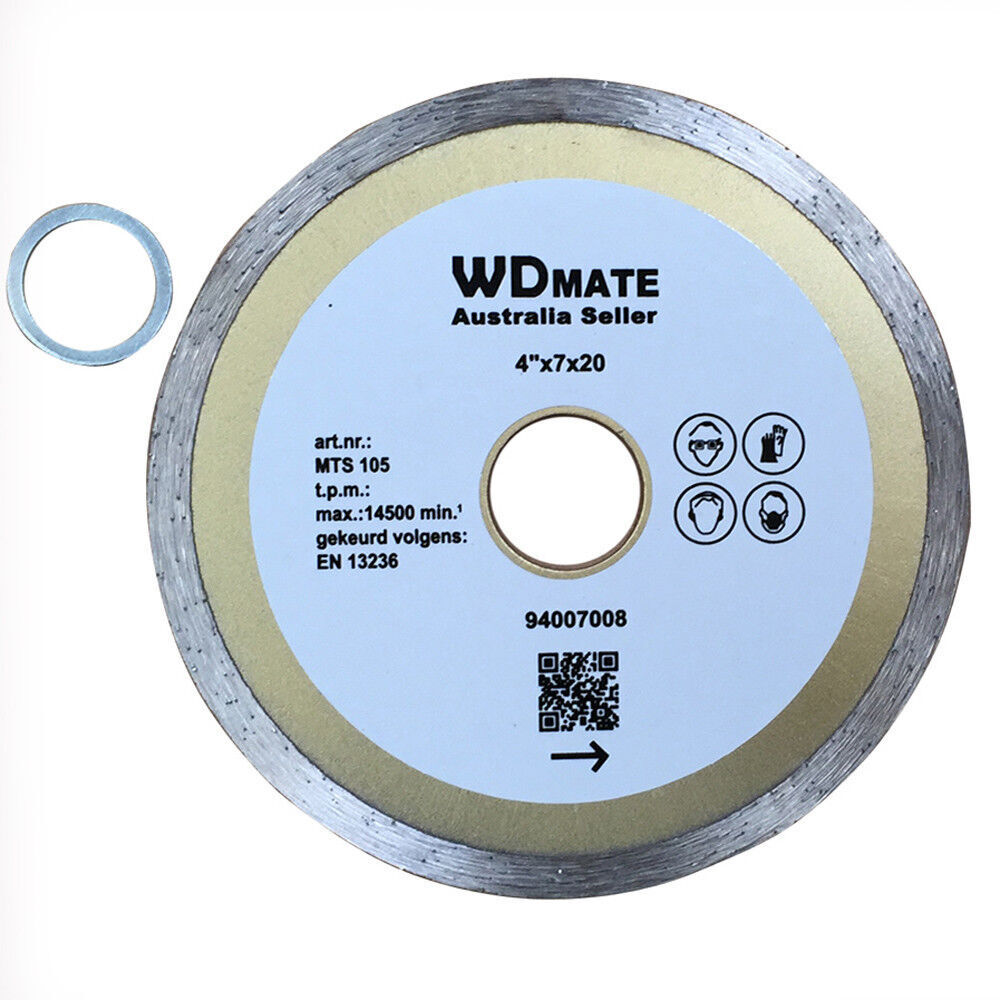 105mm Wet Diamond Circular Saw Blade Cutting Disc Wheel Segment 4" 20mm Tile