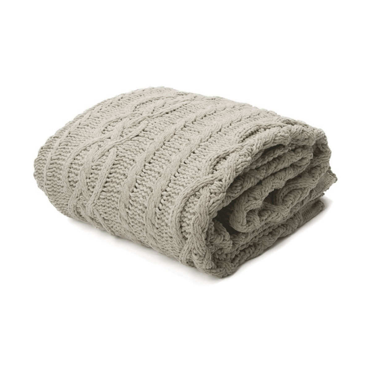 Asher Knitted Throw Rug