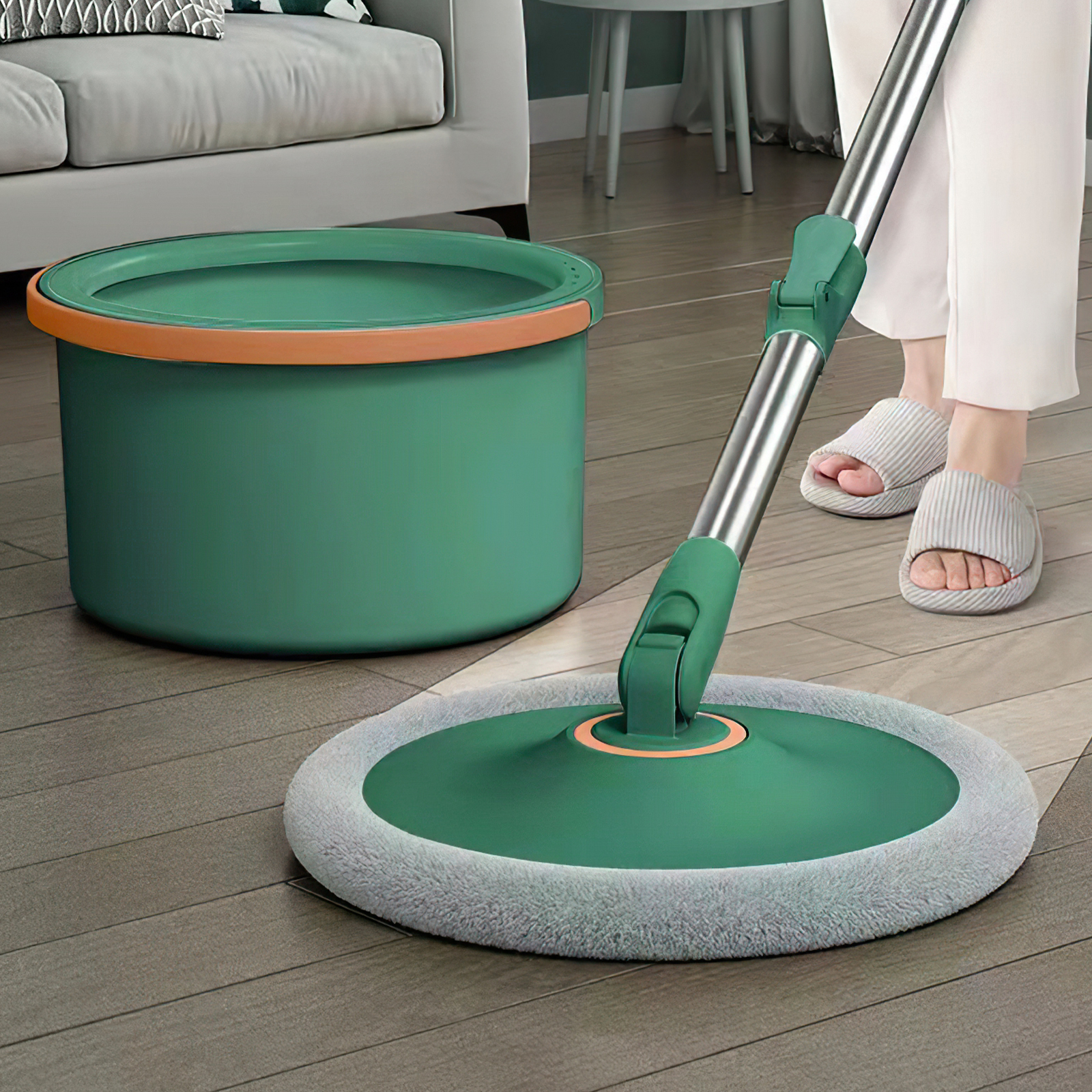 Clean Sewage Separation Mop Rotary Hand-Wash-Free Flat Suction 