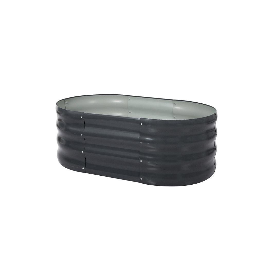 Garden Bed Planter Raised Coated Steel Vegetable Beds Oval Garden Bed Planter Raised Coated Steel Vegetable Beds Oval