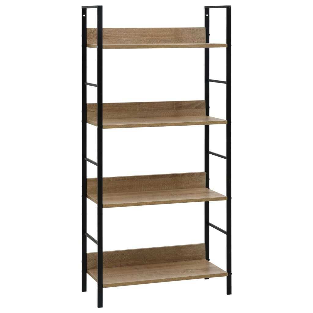 4-Layer Book Shelf Oak Engineered Wood